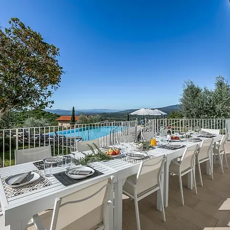 Villa Chimera White 16 With Pool & Gym Arezzo